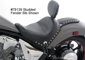 Honda Fury Fender Bib - Mustang Motorcycle - Original - Black - `10-`21 Honda Fury Fender Bib - Mustang Motorcycle - Original - Black - `10-`21